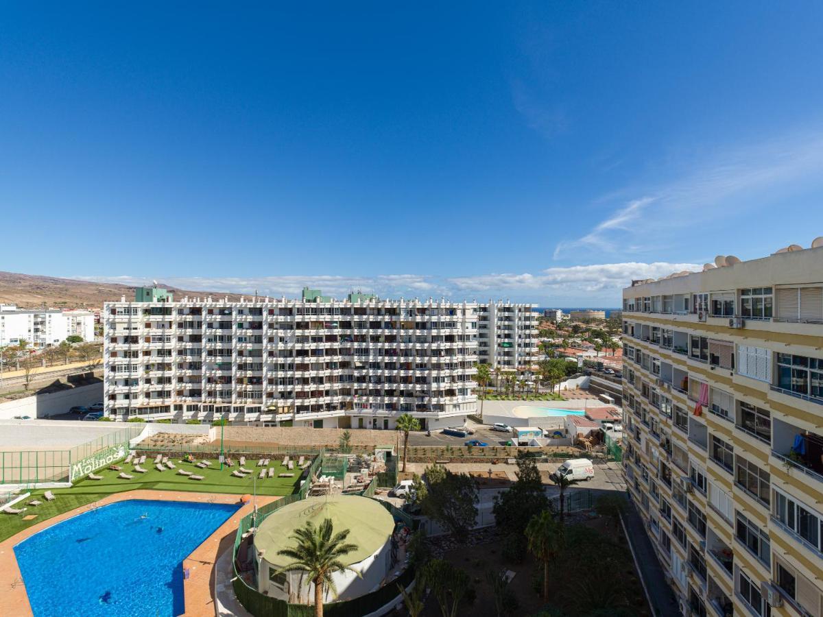 Top Floor Sea View Central Holiday Home Maspalomas  Exterior photo